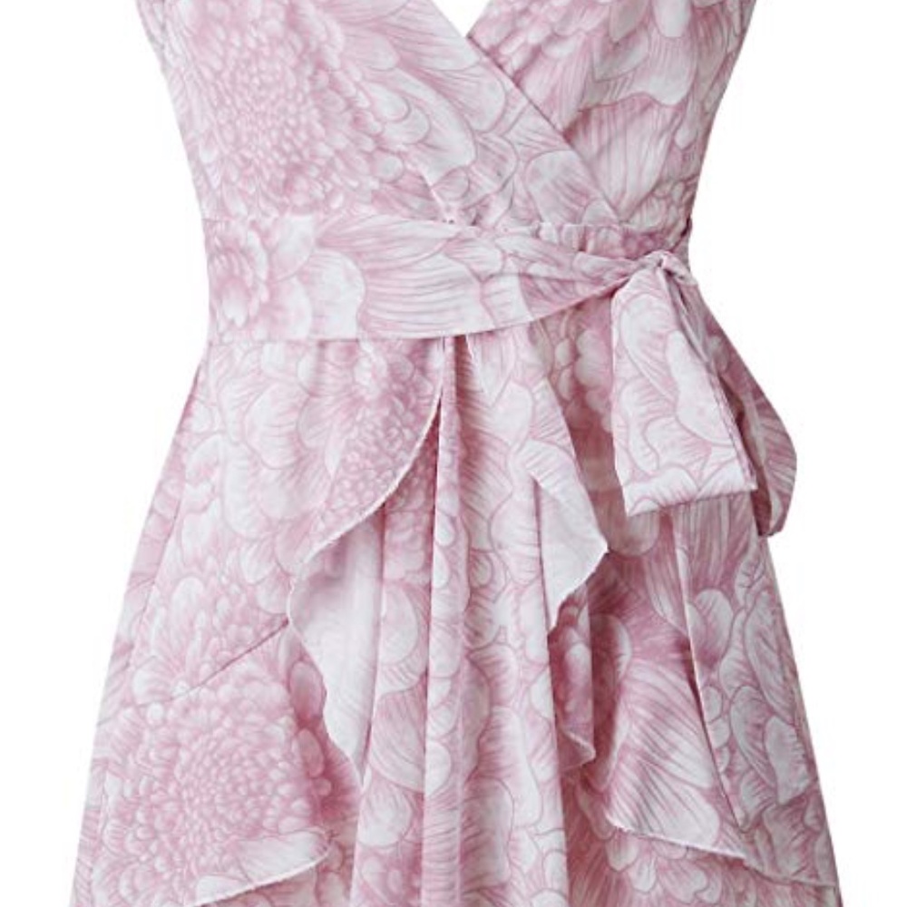 Purple Ruffle Dress - Picture 2 of 3